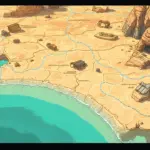 Coastal bonescape collectibles route map for Borderlands 4