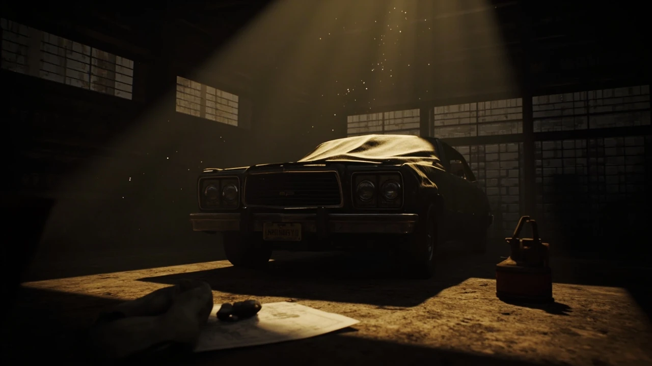 Forza Horizon 6 barn finds guide showing a weathered car under a tarp in a rural shed