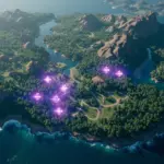 Chapter 6 season 4 map with marked chaos cube locations and altar points