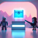 Roblox player redeeming anime tactical codes at an in-game terminal