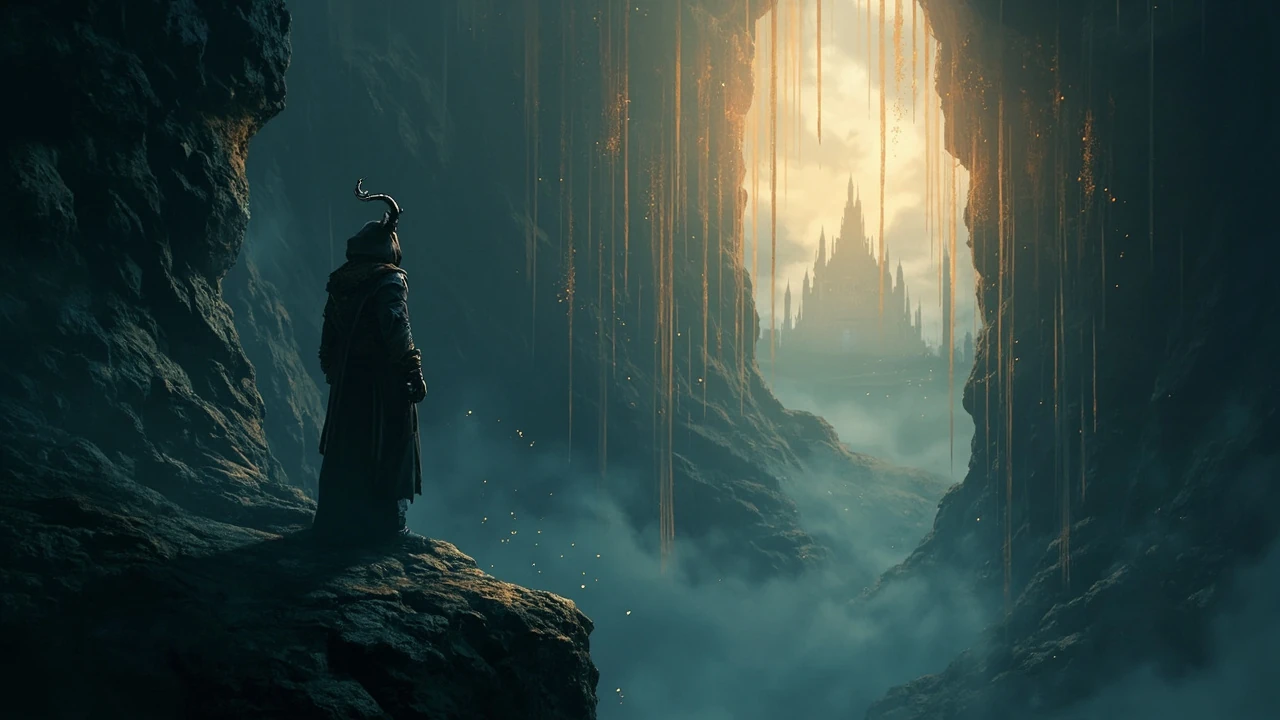 Editorial hero scene illustrating act 3 silksong as Hornet's final chapter